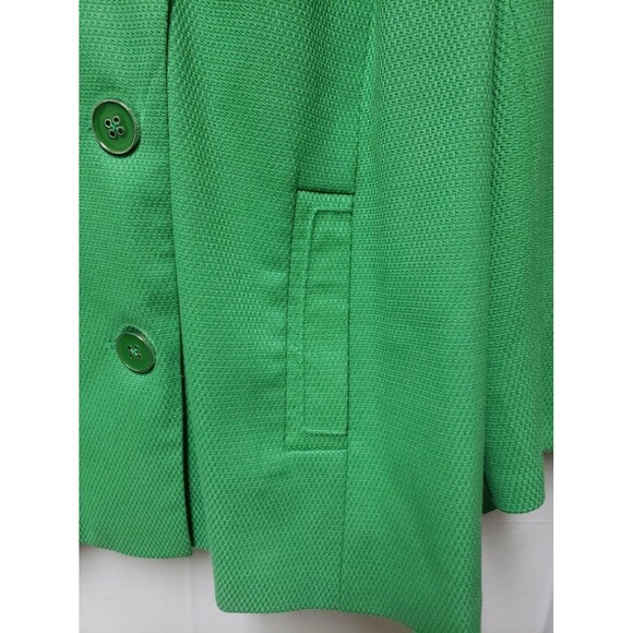 Dialogue Women’s 2X Swing Preppy Pea Coat Kelly Green Fully Lined NWT - Picture 12 of 14